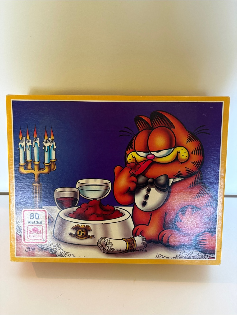 Vintage Garfield 80 Piece Jigsaw Puzzle Whitman Golden Complete